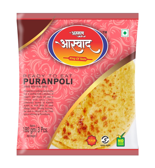 puranpoli 180 gm made with pure ghee 